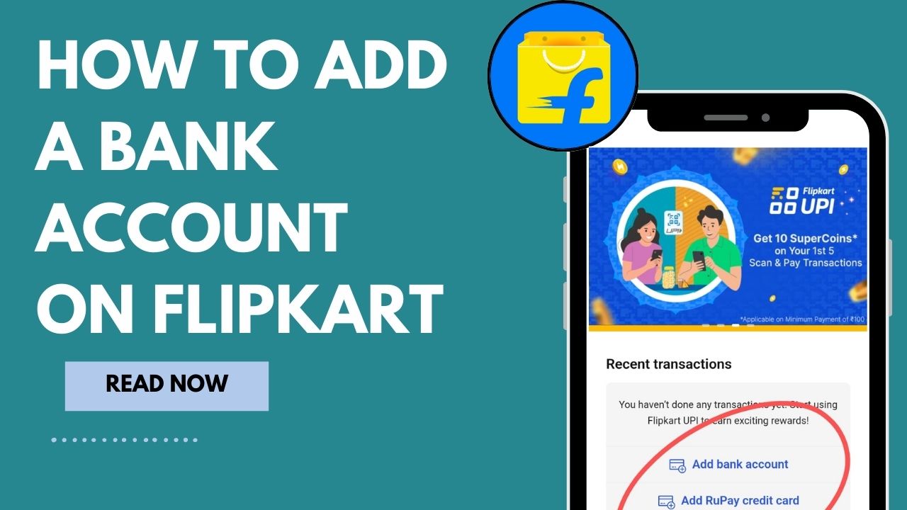 How to Add a Bank Account on Flipkart